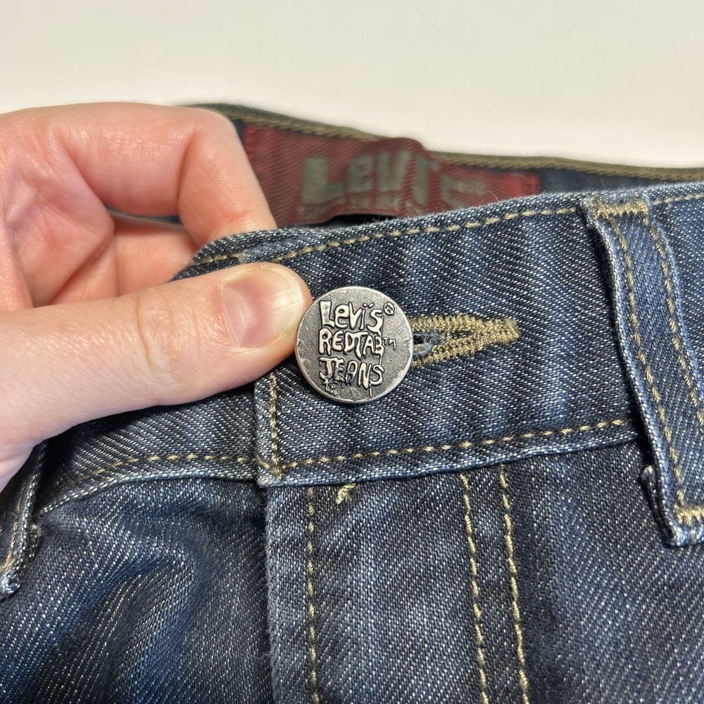 Levis 514 Slim Straight Denim Blue Jeans Boys Youth Size 18 REG 29 x 29 EUC - Picture 12 of 12